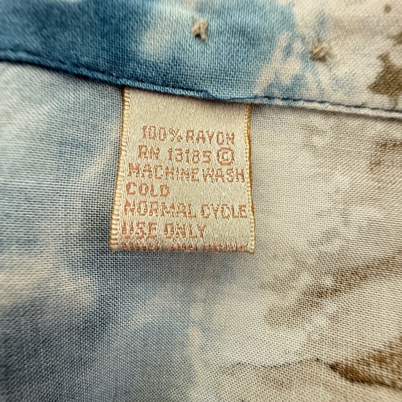 Campia Moda Men's Hawaiian shirt Pinup Bikini Girls and Palm Trees size XL - Picture 9 of 11